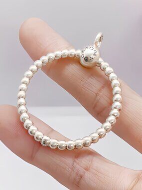 Pandora Moments Medium Beaded O Pendant - FINAL SALE